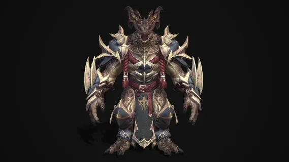 神域入口守卫 神像护卫 战士 魔幻世界 魔灵骑士 怪物 恶魔 怪兽