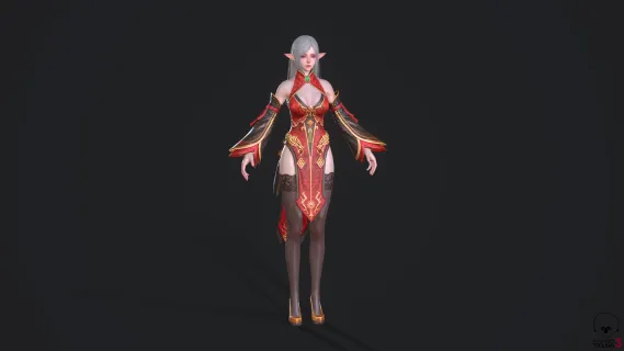性感美女 法师 术士 美人精灵 御姐 小姐姐 妹子 国风 劲装 女伯爵 女战士女伯爵 女杀手