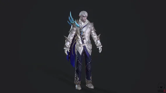 黑暗精灵 精灵战士 精灵武士 壮汉 游戏时装2