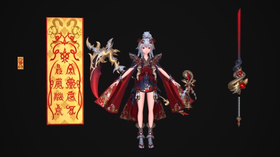 女王 女巫 女魔法师 女战士 女骑士 女侠 美女武士 武神 女骑士带绑定