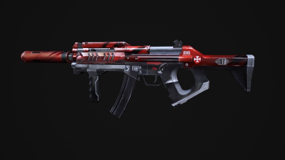 MP5冲锋枪 wr自动步枪 CSGO枪皮肤 吃鸡绝地求生 武器涂装 枪涂装 游戏武器