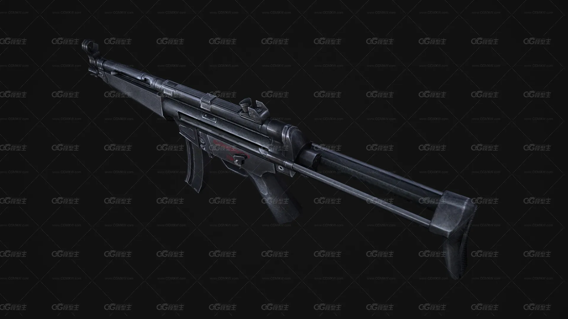 MP5冲锋枪 自动步枪 CSGO枪皮肤 吃鸡绝地求生 武器涂装 枪涂装 游戏武器-2