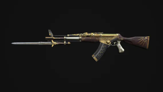 Ak47战斗步枪 卡宾枪 突击步枪  ak半自动步枪 CSGO枪皮肤 吃鸡绝地求生 武器涂装 枪涂装 游戏武器