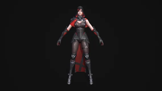 女骑士 星际女骑兵 科幻女特工 科幻风格 女战士 女特警