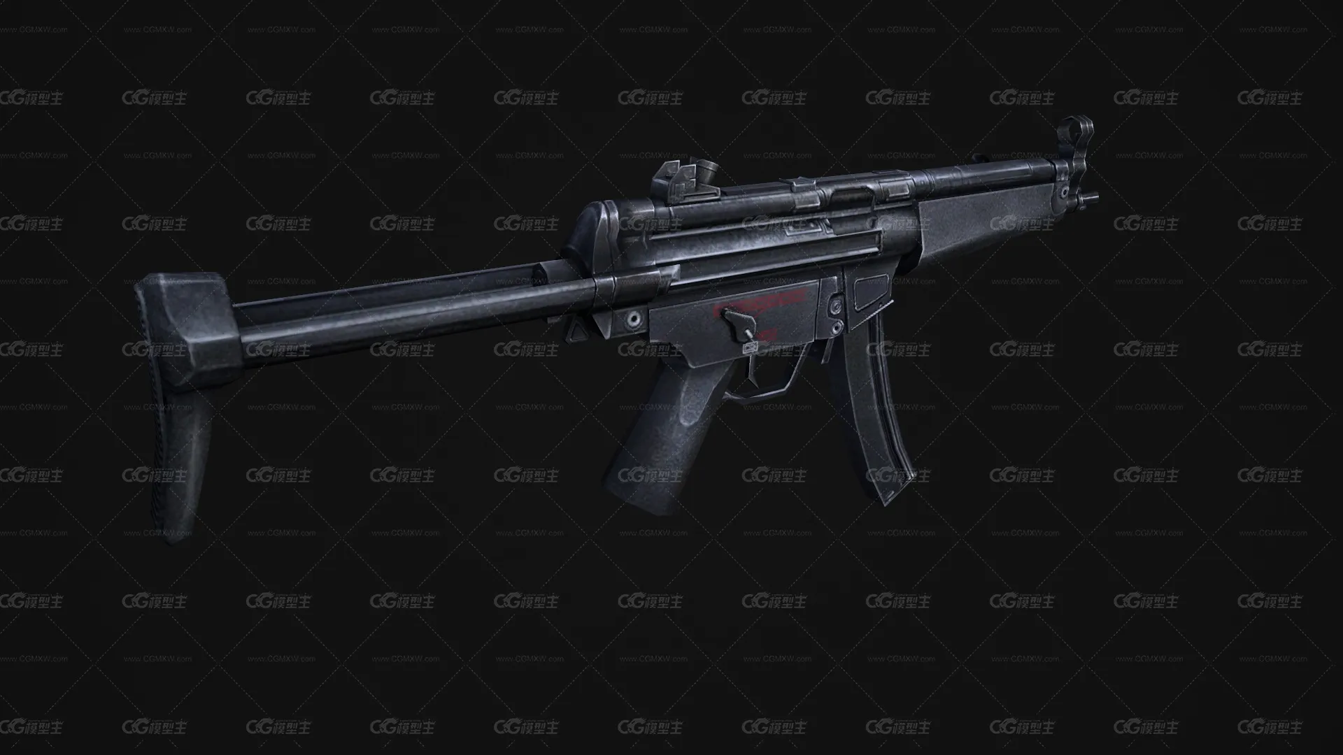 MP5冲锋枪 自动步枪 CSGO枪皮肤 吃鸡绝地求生 武器涂装 枪涂装 游戏武器-3