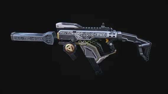 朋克风冲锋枪 武器 次世代 简模 科幻枪械 CSGO枪皮肤 吃鸡 绝地求生 武器涂装 枪涂装 游戏武器1