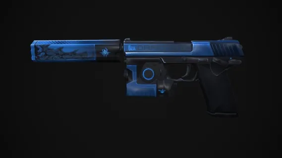 Usp45魔鬼战术突击步枪 冲锋枪 自动步枪 CSGO枪皮肤 吃鸡绝地求生 武器涂装 枪涂装 游戏武器