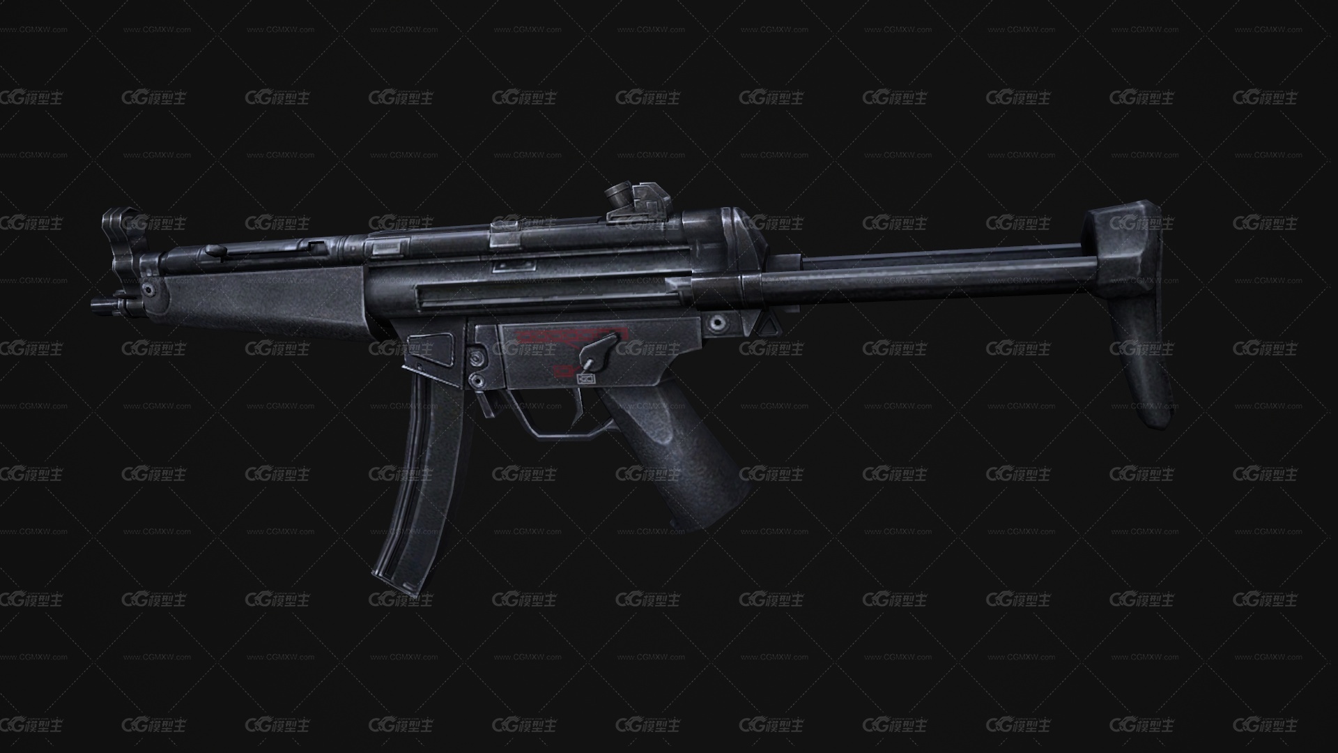 MP5冲锋枪 自动步枪 CSGO枪皮肤 吃鸡绝地求生 武器涂装 枪涂装 游戏武器-1