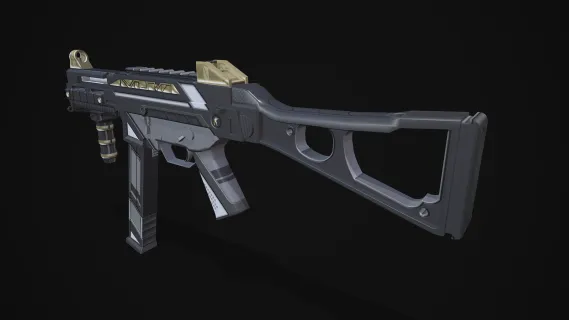 Ump-45冲锋枪  微型冲锋枪 轻型冲锋枪 轻机枪 CSGO枪皮肤 吃鸡绝地求生 武器涂装 枪涂装 游戏武器1