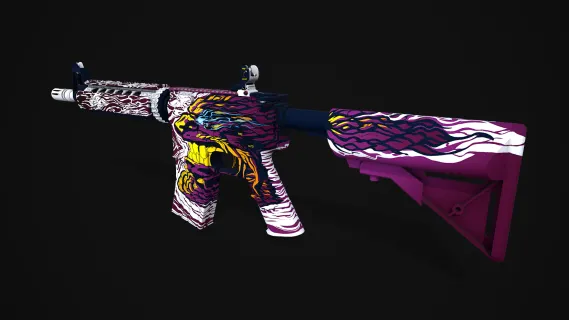 M4A1战斗步枪 卡宾枪 M4突击步枪 M4A1半自动步枪 CSGO枪皮肤 吃鸡绝地求生 武器涂装 枪涂装 游戏武器1