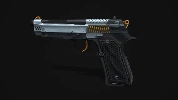 双贝雷帽手枪 游戏手枪 CSGO枪皮肤 吃鸡绝地求生 武器涂装 枪涂装 游戏武器