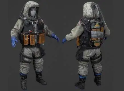 特种兵应急小组生化危机类特种小队队员防化兵防护服化学雇佣兵化学防护服士兵1