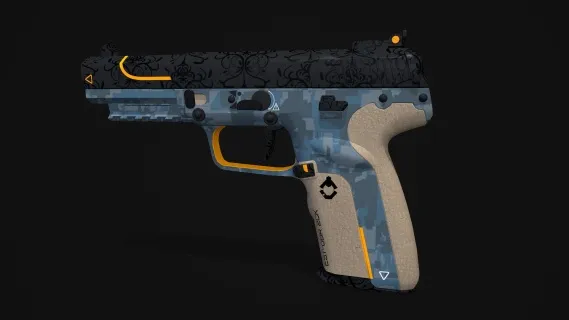FiveseveN手枪 游戏手枪 CSGO枪皮肤 吃鸡绝地求生 武器涂装 枪涂装 游戏武器5