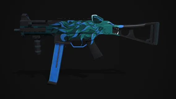 UMP45-狂暴冲锋枪  微型冲锋枪 轻型冲锋枪 轻机枪 CSGO枪皮肤 吃鸡绝地求生 武器涂装 枪涂装 游戏武器