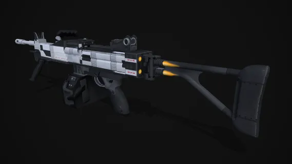Negev机枪 班用机枪 通用机枪 冲锋枪 重机枪 CSGO枪皮肤 吃鸡绝地求生 武器涂装 枪涂装 游戏武器
