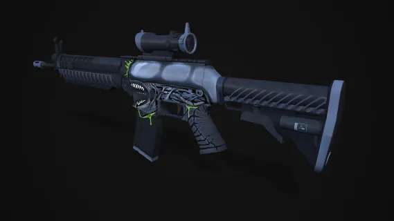 Sg 553战斗步枪 突击步枪 半自动步枪 冲锋枪 CSGO枪皮肤 吃鸡绝地求生 武器涂装 枪涂装 游戏武器
