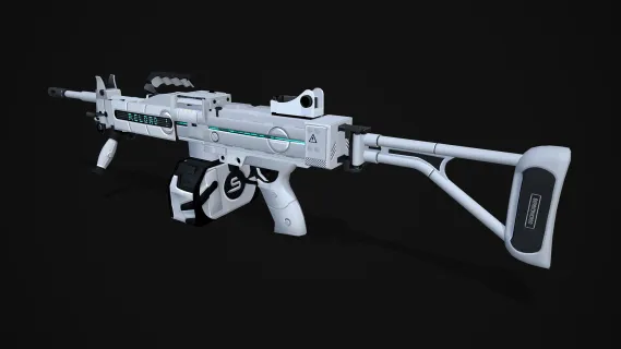 Negev机枪 班用机枪 通用机枪 冲锋枪 重机枪 CSGO枪皮肤 吃鸡绝地求生 武器涂装 枪涂装 游戏武器1