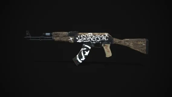 AK-47战斗步枪 卡宾枪 突击步枪 AK47半自动步枪 CSGO枪皮肤 吃鸡绝地求生 武器涂装 枪涂装 游戏武器