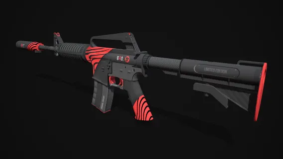 M4A1战斗步枪 卡宾枪 M4突击步枪 M4A1半自动步枪 CSGO枪皮肤 吃鸡绝地求生 武器涂装 枪涂装 游戏武器2