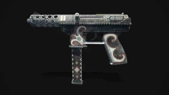 英特拉泰克TEC9半自动枪械冲锋枪 微型冲锋枪 轻机枪 CSGO枪皮肤 吃鸡绝地求生 武器涂装 枪涂装 游戏武器