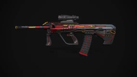突击步枪 半自动步枪 冲锋枪 CSGO枪皮肤 吃鸡绝地求生 武器涂装 枪涂装 游戏武器