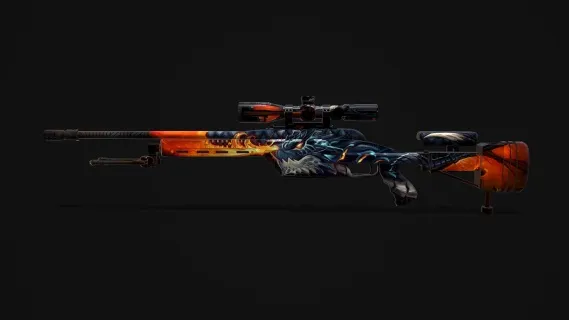 SSG狙击枪 狙击步枪 涂装狙击枪 大狙 神器级AWP魔改 CSGO枪皮肤 吃鸡绝地求生 武器涂装 枪涂装 游戏武器