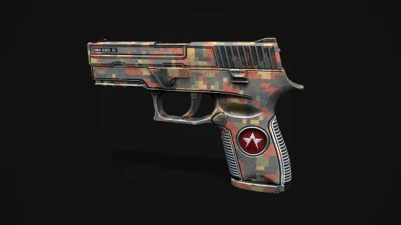 P250手枪 紧凑型手枪 柯尔特手枪 自动手枪 54式手枪 老式手枪 半自动手枪武器涂装 枪涂装 游戏武器2