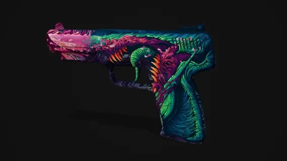 FiveseveN手枪 游戏手枪 CSGO枪皮肤 吃鸡绝地求生 武器涂装 枪涂装 游戏武器2