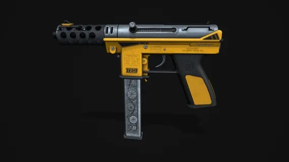 英特拉泰克TEC9半自动枪械冲锋枪 微型冲锋枪 轻机枪 CSGO枪皮肤 吃鸡绝地求生 武器涂装 枪涂装 游戏武器1