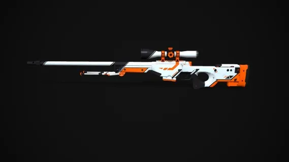 AWP-阿西莫夫狙击枪 狙击步枪 涂装狙击枪 大狙 神器级AWP魔改 CSGO枪皮肤 吃鸡绝地求生 武器涂装 枪涂装 游戏武器