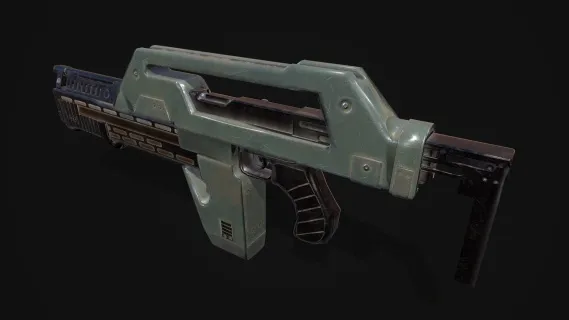 外星人脉冲步枪 M4A1枪 步枪 武器 脉冲步枪 自动步 激光器 科幻枪械