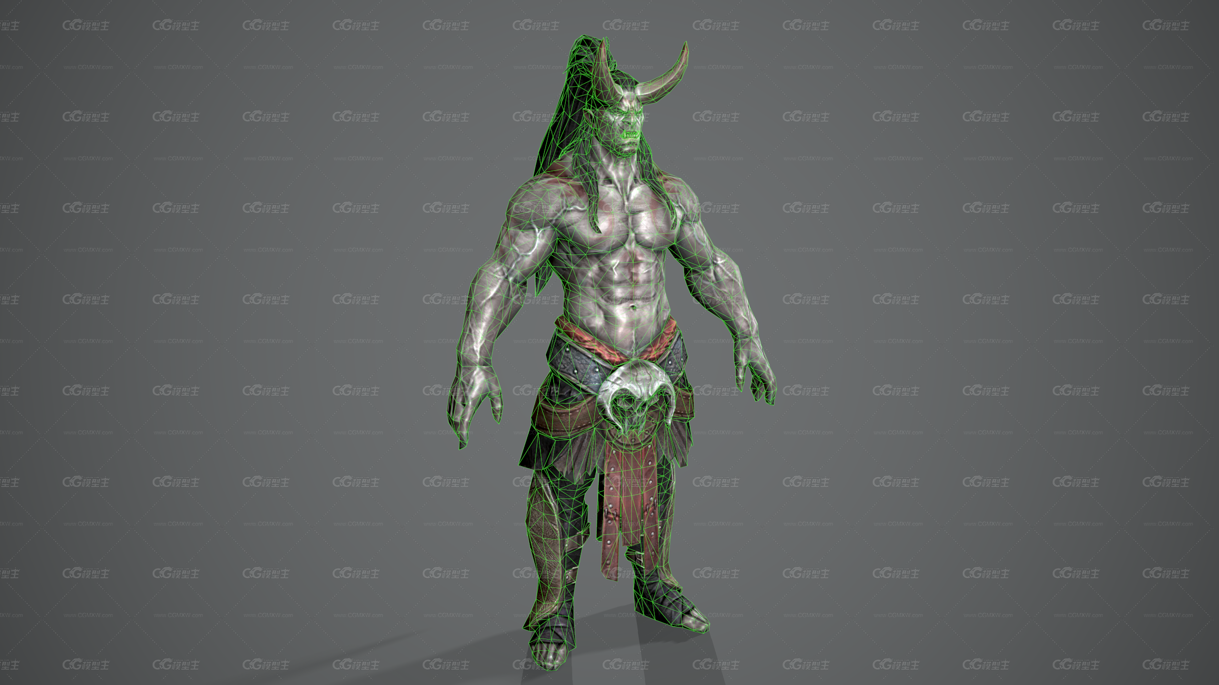 邪恶兽王 次世代 兽人战士 Orc 魔戒 强兽人 兽人 野蛮人 魔兽战士-4