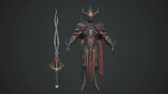 地狱领主 恶魔之王 法师 魔法师 魔导士 地狱恶魔 冥王 二次元 动漫 狂战士 堕落战士