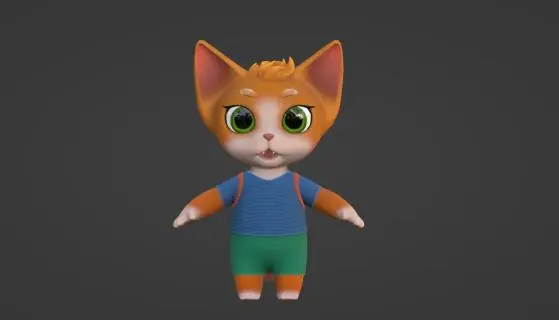 凯蒂猫 卡通猫 拟人猫 人形猫 Q版猫 小猫公仔 可爱猫 卡通动物 动物角色 玩偶 小猫咪 动漫猫