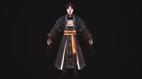 僵尸装 驱魔师 男战士 道士 茅山 清朝 湘西赶尸 魔教 道长 武林人士 僵尸道长