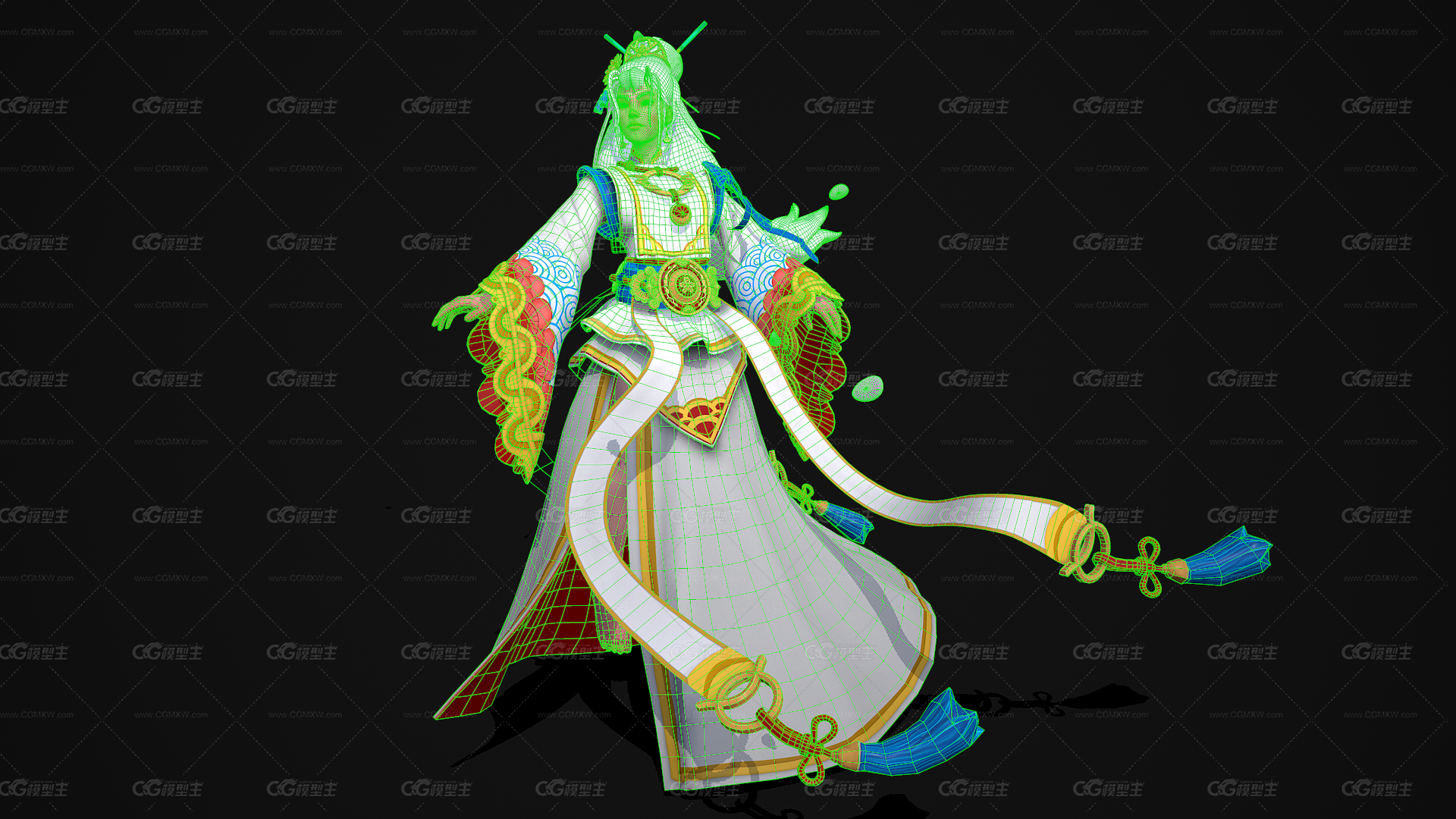 仙女美女角色 女神 美女魔法师 占卜师 术士-5