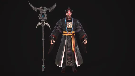 僵尸装 驱魔师 男战士 道士 茅山 清朝 湘西赶尸 魔教 道长 武林人士