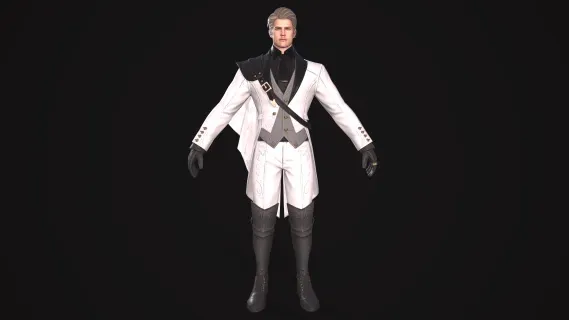 白西装男 王子 贵族 礼服 燕尾服 新郎 绅士 司仪 婚礼 宴会 帅哥 伯爵 伴郎