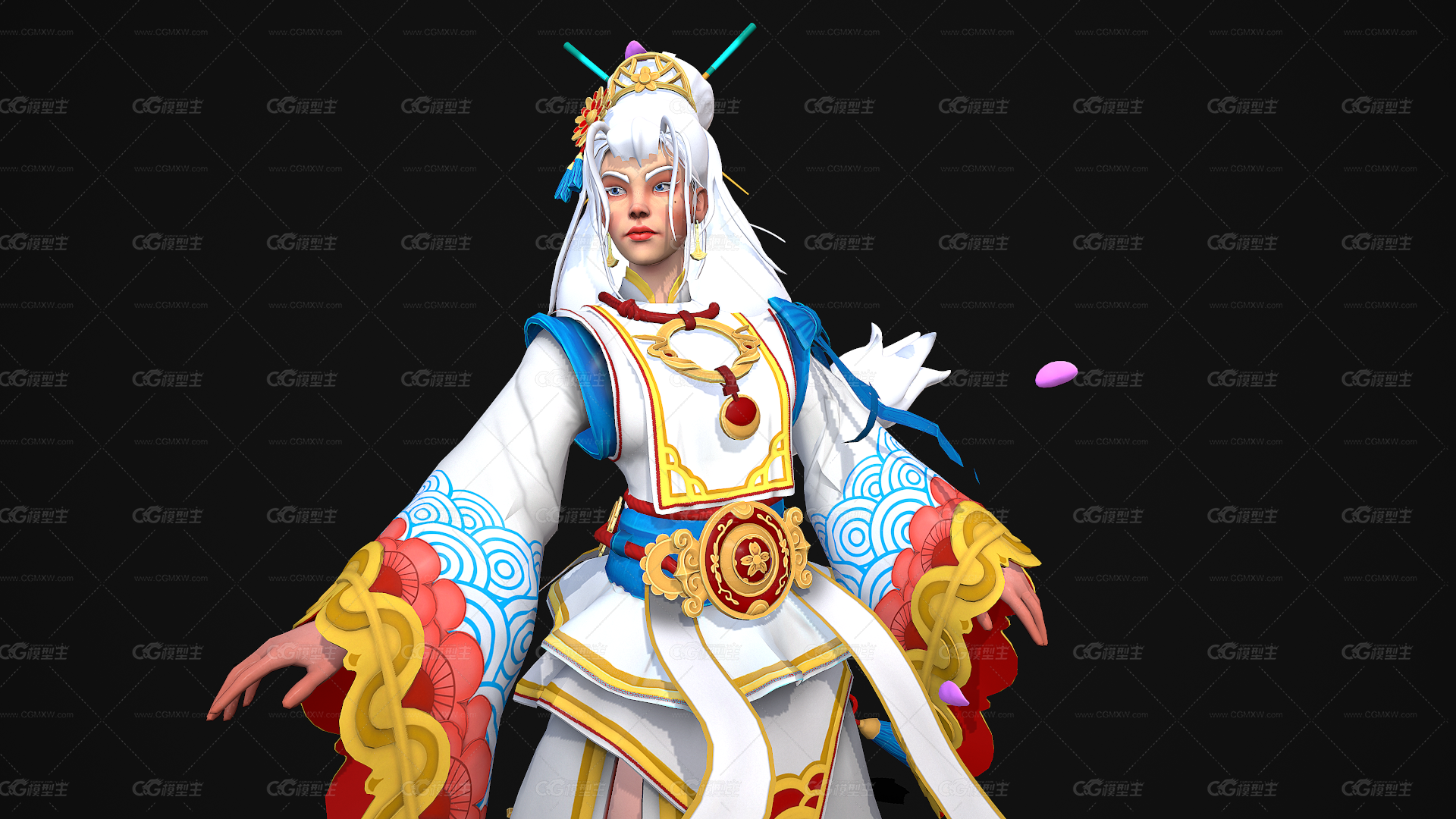 仙女美女角色 女神 美女魔法师 占卜师 术士-3