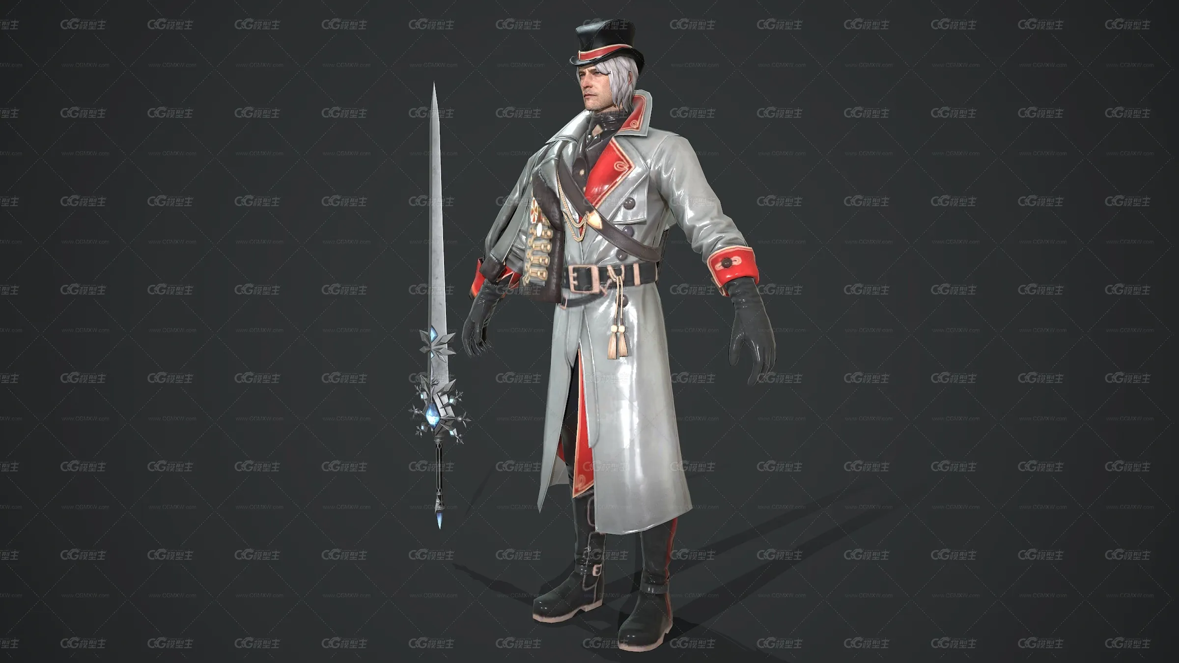 次时代 男角色 爵士 骑士 战士 中世纪 贵族 王子 大将军 剑士 剑客-2
