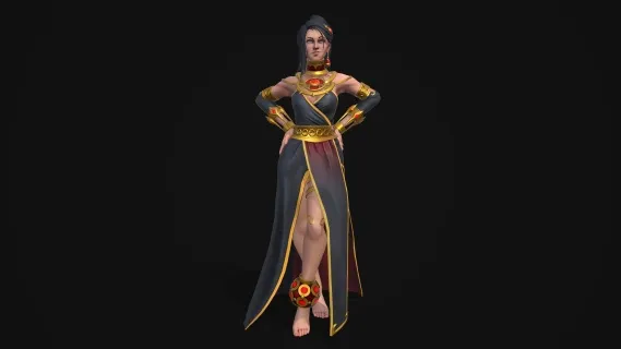 冥界女王珀耳塞福涅 波斯女王 中亚女王 美女 歌姬 妖姬 妓女