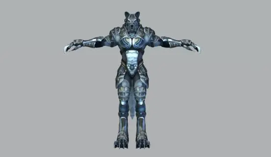 狼人 兽人 盔甲 战甲 战士 狼人战士 机甲狼 恶狼