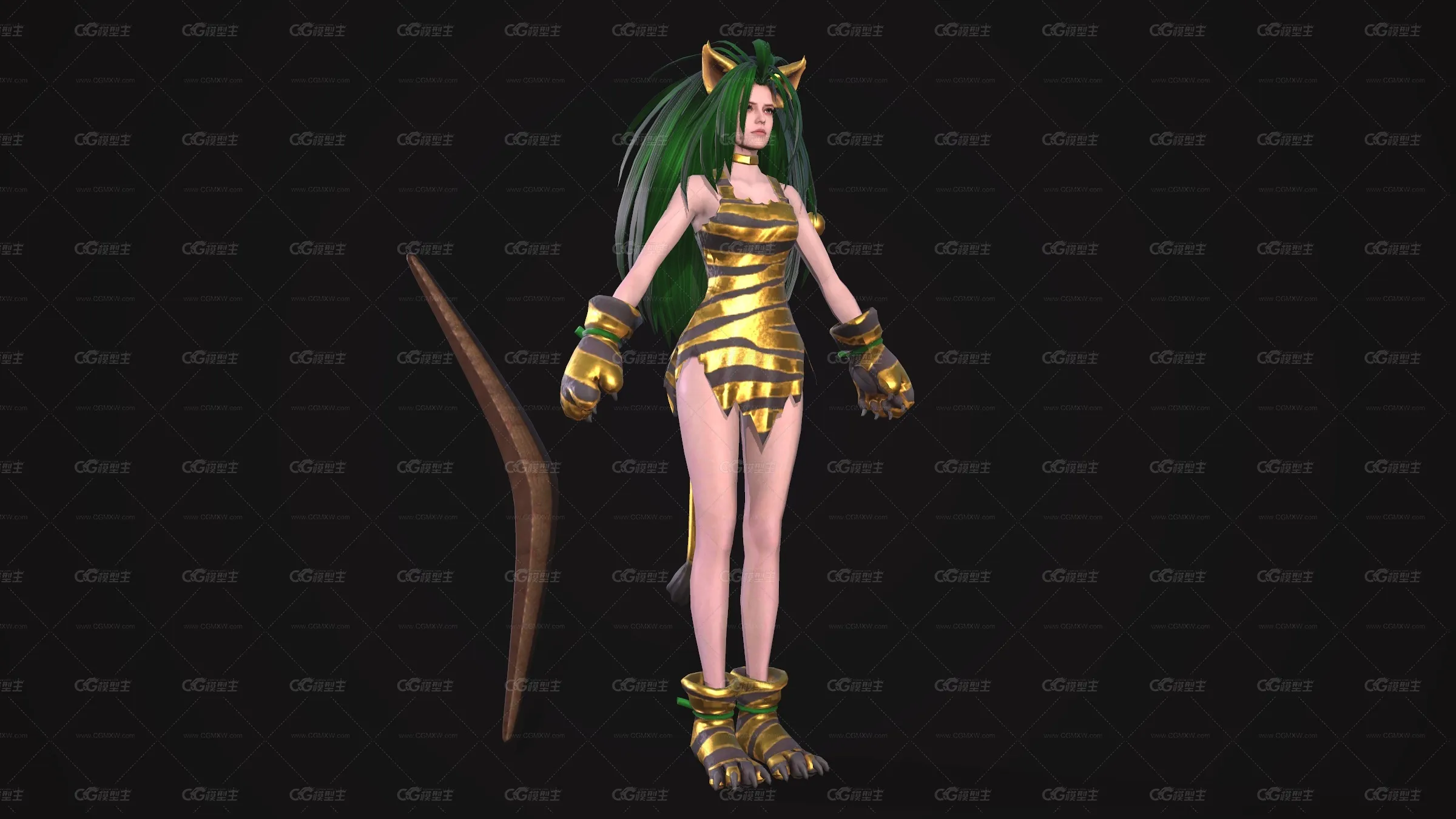 猫女战士 美女战士 御姐 便装美女 性感美女-7