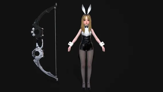 兔女郎射手 小妹妹 公主 少女 美少女弓箭手 小萝莉 小美女 性感美女