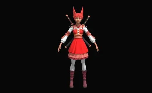 中世纪战士女孩 刺客 杀手 双刀女孩 游侠角色