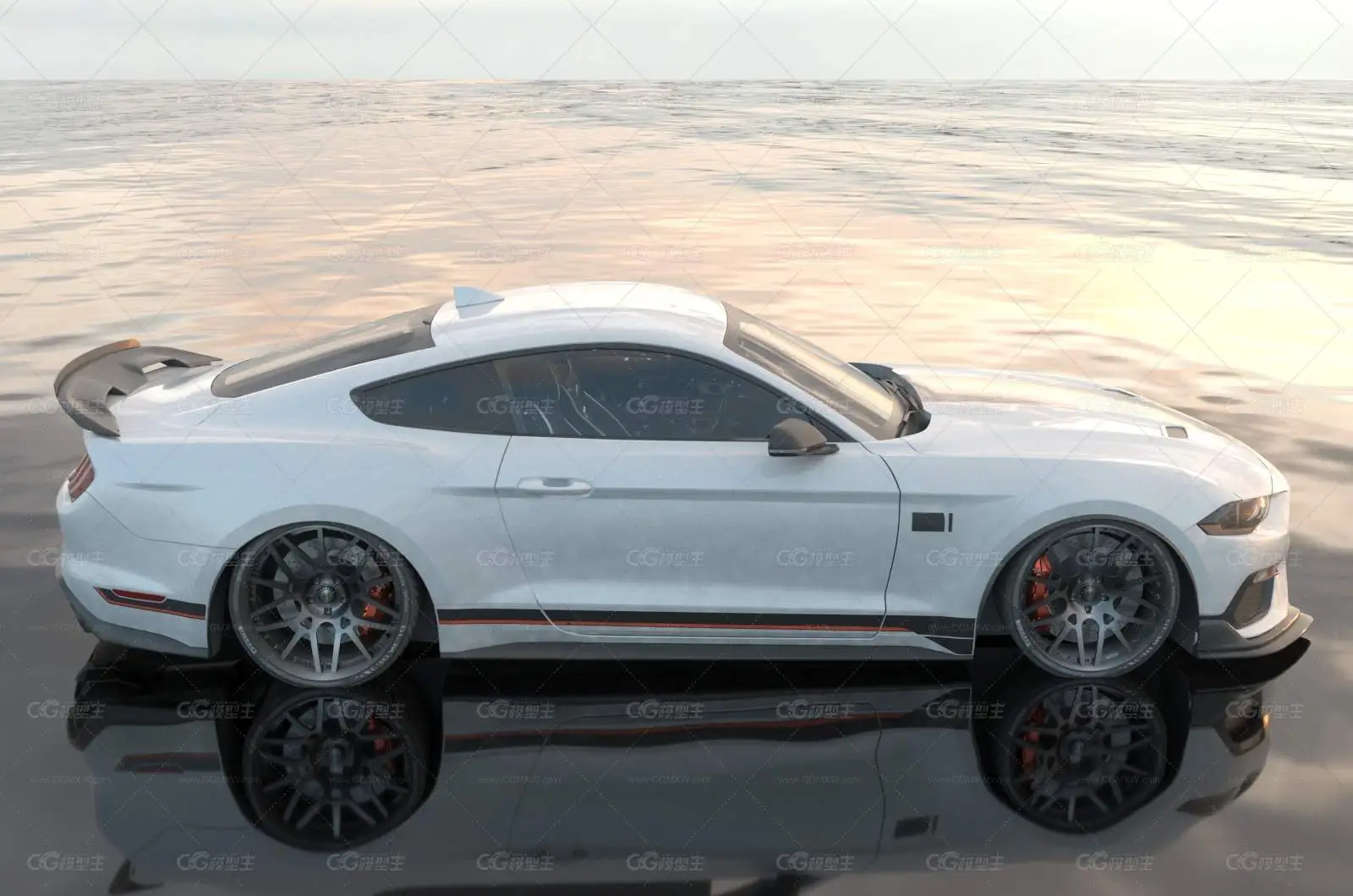 2022款福特野马Mustang跑车汽车-4