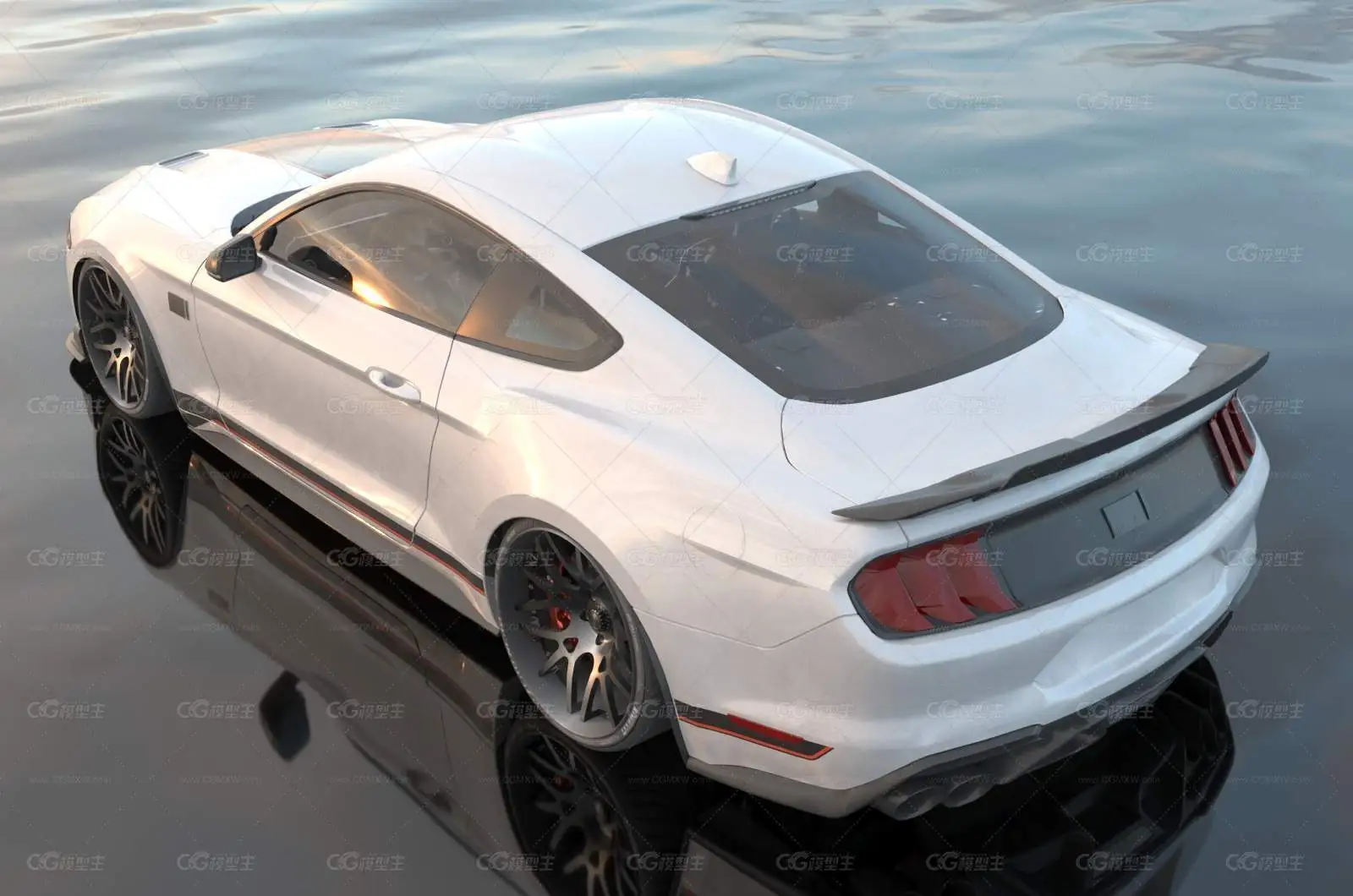 2022款福特野马Mustang跑车汽车-2