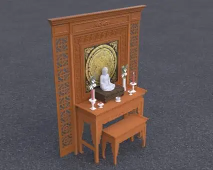 供奉神明贡品祠堂佛像