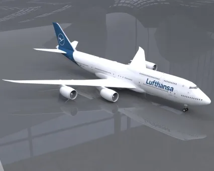 汉莎航空波音747飞机