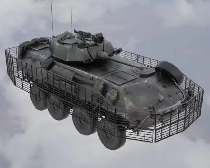 老美LAV25步兵战车武器装备带内饰舱门可开关